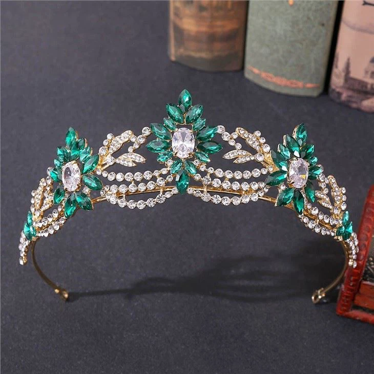 Wedding Crown Cubic Zirconia Crown Crystal Tiara